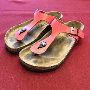 Women's Birkenstock Gizeh Pink Sandals Size 39